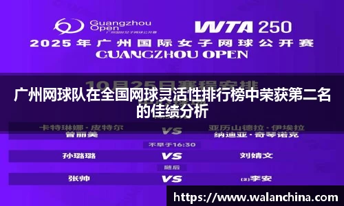 广州网球队在全国网球灵活性排行榜中荣获第二名的佳绩分析